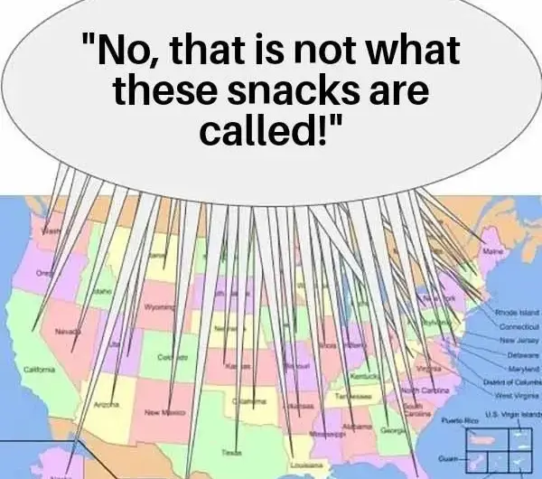 People get worked up over snacks