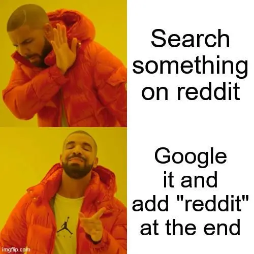 Google > Reddit search