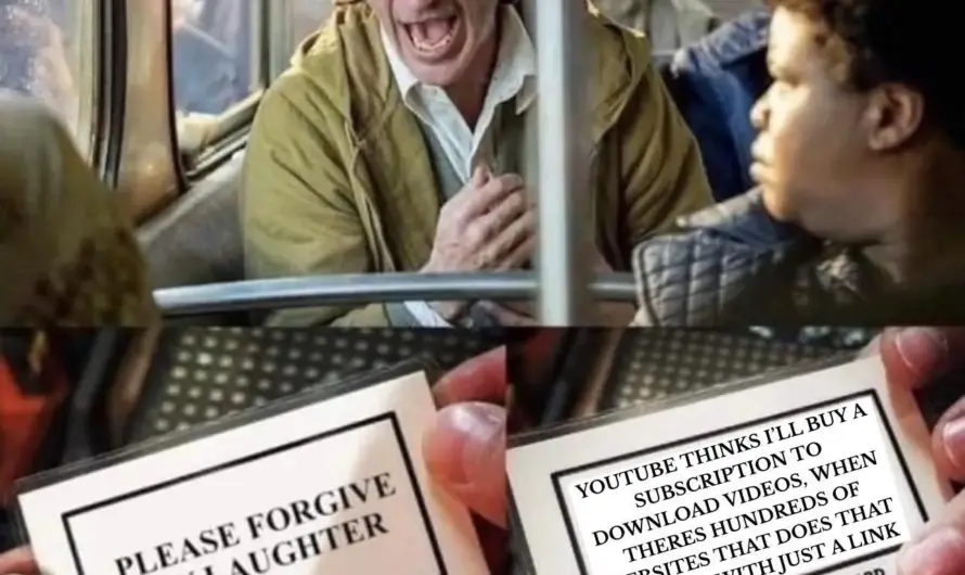 *laughs in youtube video downloaders*