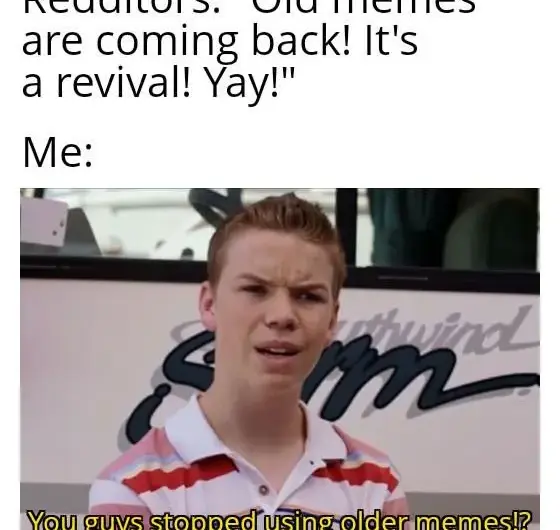 You guys stopped!!??