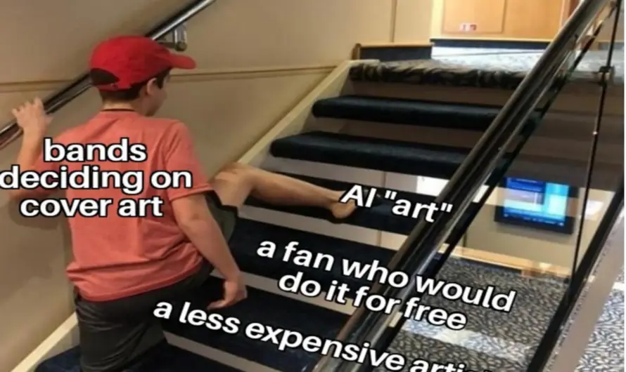 AI cover art is gross