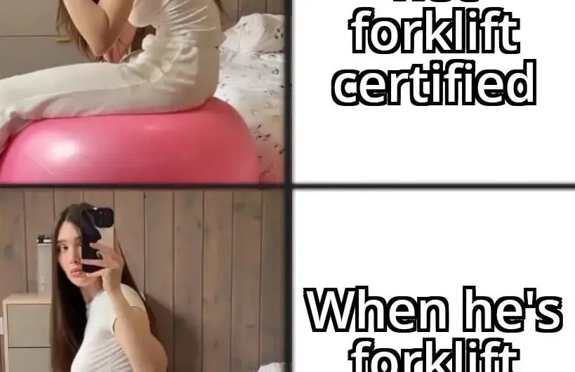 Forklifts are cool [OC]