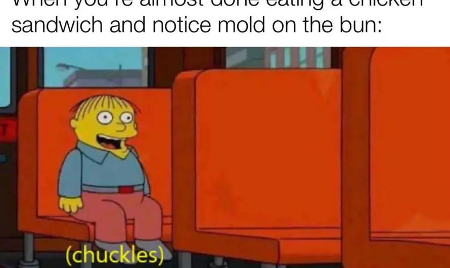 I hope it wasn’t that much mold