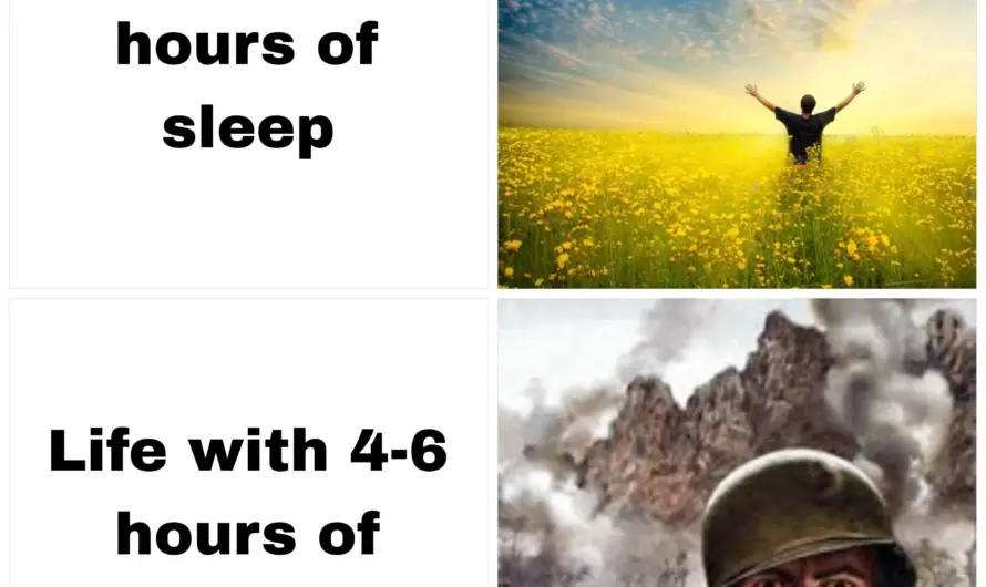 Sleep fixes everything