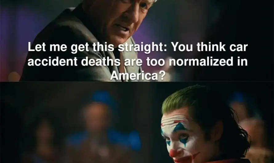 Car accident deaths are preventable and can be fixed.