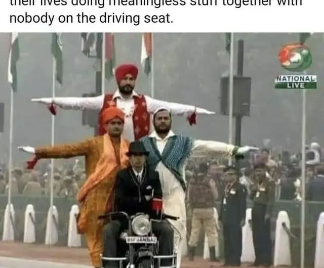 Indian parade goes full Bollywood.