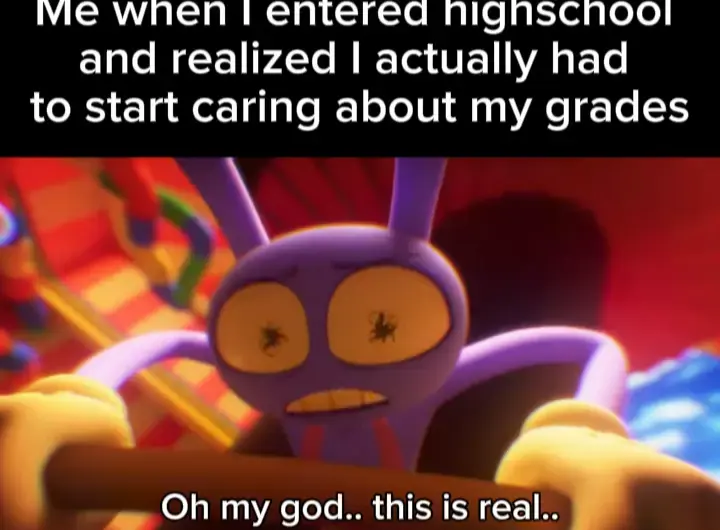 I had barely tried in school bcuz everyone always said elementary and junior didn’t matter