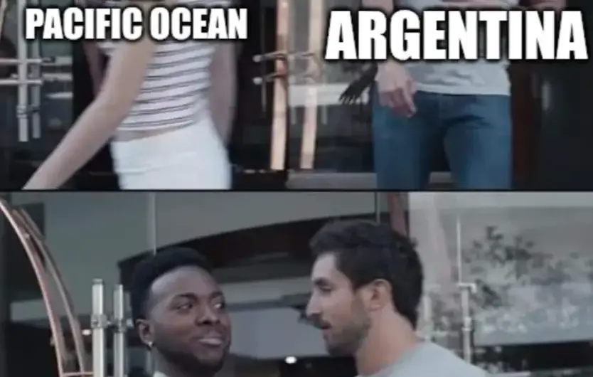 What a long mountain range does to a country.